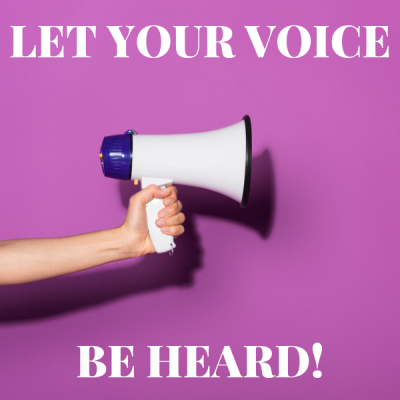 Let your voice be heard